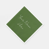 Earth Tone Wedding Event Empfang Napkins Serviette (Ecke)