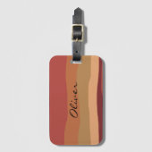 Earth Tone Wüste Gepäckanhänger (Vorderseite Vertikal)