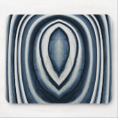 Earth Toned Blue Abstrakt Pattern Mousepad (Vorne)