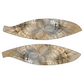 Earth Tones Abstrakt Moderne Fraktal Art Textur Basketball (Panele)