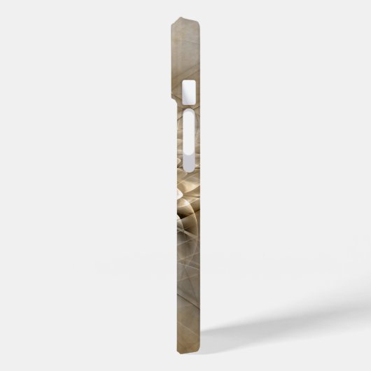 Earth Tones Abstrakt Moderne Fraktal Art Textur Case-Mate iPhone Hülle (Rückseite / Links)