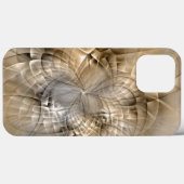 Earth Tones Abstrakt Moderne Fraktal Art Textur Case-Mate iPhone Hülle (Rückseite (Horizontal))