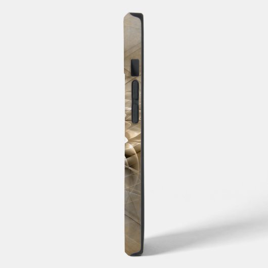 Earth Tones Abstrakt Moderne Fraktal Art Textur Case-Mate iPhone Hülle (Rückseite / Links)