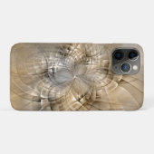 Earth Tones Abstrakt Moderne Fraktal Art Textur Case-Mate iPhone Hülle (Rückseite (Horizontal))