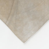 Earth Tones Abstrakt Moderne Fraktal Art Textur Fleecedecke (Ecke)