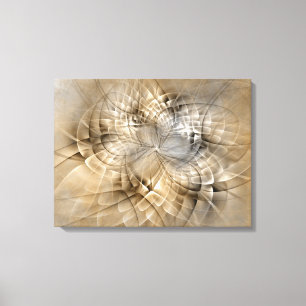 Earth Tones Abstrakt Moderne Fraktal Art Textur Leinwanddruck