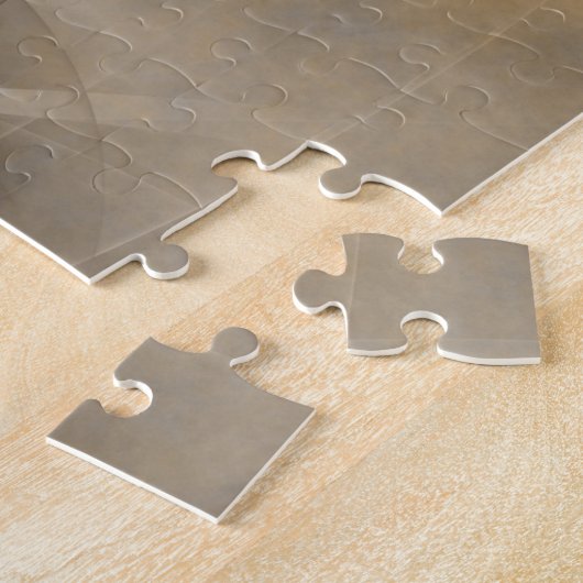 Earth Tones Abstrakt Moderne Fraktal Art Textur Puzzle (Seite)