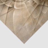 Earth Tones Abstrakt Moderne Fraktal Art Textur Seidenpapier (Detail)