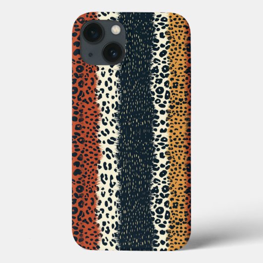 Earth Tones Animal Print Case-Mate iPhone Hülle (Rückseite)