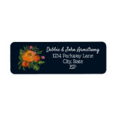 Earth Tones Burnt Orange Navy Floral Wedding (Vorne)