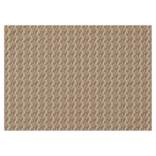 Earth Tones Christmas Merry Pattern#21 ID1009 Tischdecke (Vorderseite (Horizontal))