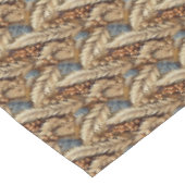 Earth Tones Christmas Merry Pattern#21 ID1009 Tischdecke (Schrägansicht)