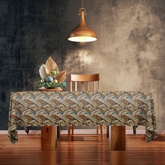 Earth Tones Christmas Merry Pattern#21 ID1009 Tischdecke