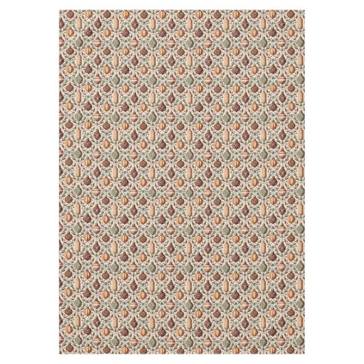 Earth Tones Christmas Pattern#12 ID1009 Tischdecke (Vorderseite)