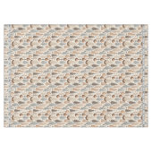 Earth Tones Christmas Pattern#25 ID1009 Tischdecke (Vorderseite (Horizontal))