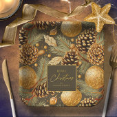 Earth Tones Christmas Pattern#29 ID1009 Pappteller