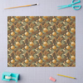Earth Tones Christmas Pattern#29 ID1009 Seidenpapier (Basteln)