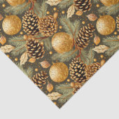 Earth Tones Christmas Pattern#29 ID1009 Seidenpapier (Detail)