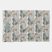 Earth Tones Christmas Pattern#2 ID1009 Geschirrtuch (Horizontal)