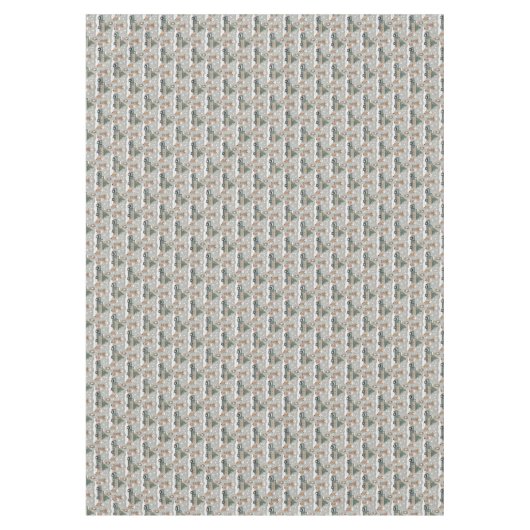 Earth Tones Christmas Pattern#2 ID1009 Tischdecke (Vorderseite)