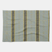 Earth Tones Christmas Pattern#35b ID1009 Geschirrtuch (Horizontal)