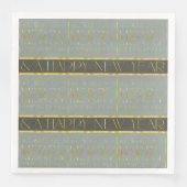 Earth Tones Christmas Pattern#35b ID1009 Serviette (Vorderseite)