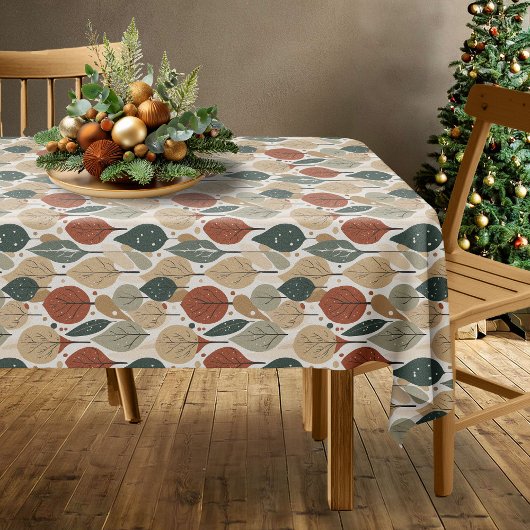 Earth Tones Christmas Pattern#5 ID1009 Tischdecke