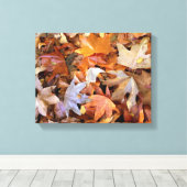 Earth Tones Herbstlaubs Leinwand Mauer Kunst (Insitu (Holzboden))