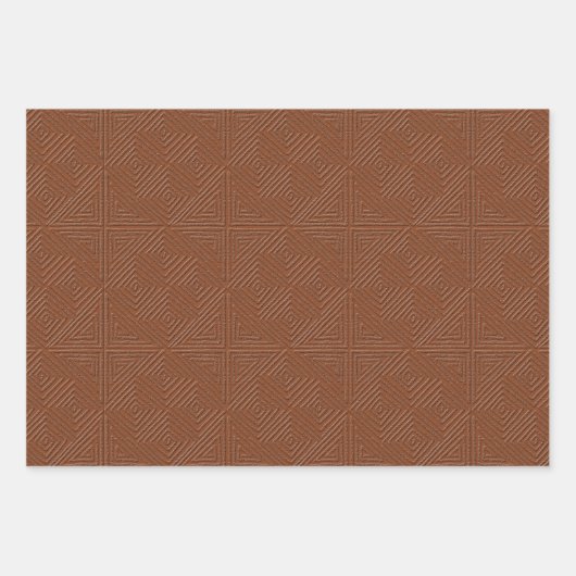 Earth Tones Mud Cloud Inspiriert Geschenkpapier Set (Vorderseite 3)