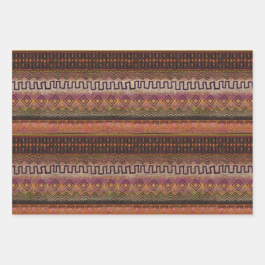 Earth Tones Mud Cloud Inspiriert Geschenkpapier Set (Vorderseite 2)