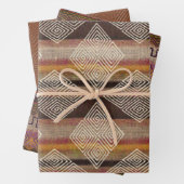 Earth Tones Mud Cloud Inspiriert Geschenkpapier Set (Beispiel)