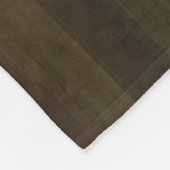 Earth Tones Stripe Fleece Blanket (Ecke)