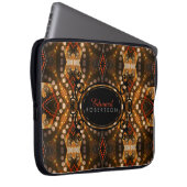 eARTh Tribal Batik Individuelle Name Laptop-Sieb Laptopschutzhülle (Vorne Rechts)