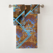 Earth und Sky Mandala Badhandtuch Set (Insitu)