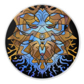 Earth und Sky Mandala Keramikknauf (Vorderseite)