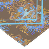 Earth und Sky Mandala Kurzer Tischläufer (Ecke)