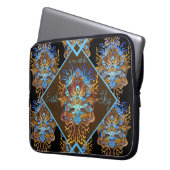 Earth und Sky Mandala Laptopschutzhülle (Vorderseite Links)