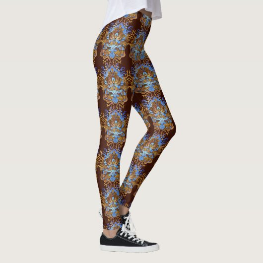 Earth und Sky Mandala Leggings (Rechts)