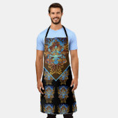 Earth und Sky Mandala Schürze (Getragen)