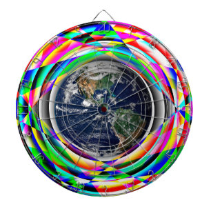 Earth Vibes von Kenneth Yoncich Dartscheibe