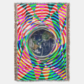 Earth Vibes von Kenneth Yoncich Decke (Vorderseite Vertikal)