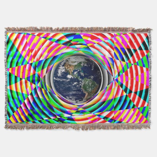Earth Vibes von Kenneth Yoncich Decke (Vorderseite)