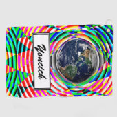 Earth Vibes von Kenneth Yoncich Golfhandtuch (Horizontal)