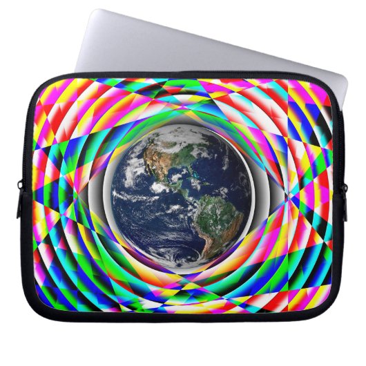 Earth Vibes von Kenneth Yoncich Laptopschutzhülle (Vorderseite)