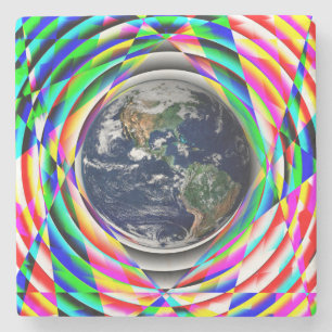 Earth Vibes von Kenneth Yoncich Steinuntersetzer