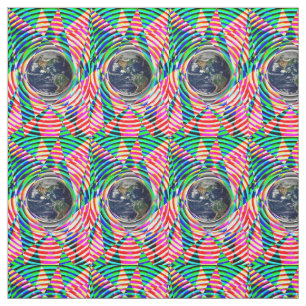 Earth Vibes von Kenneth Yoncich Stoff