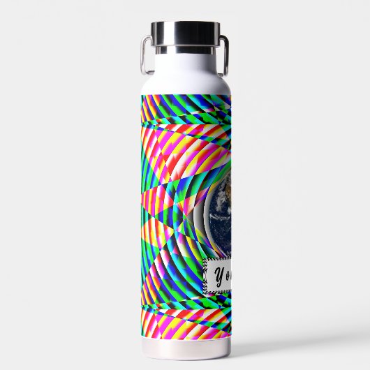 Earth Vibes von Kenneth Yoncich Trinkflasche (Vorne)