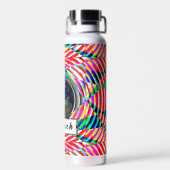 Earth Vibes von Kenneth Yoncich Trinkflasche (Rückseite)