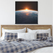 Earth View From Space | Blue Planet Astronaut Leinwanddruck (Insitu (Schlafzimmer))