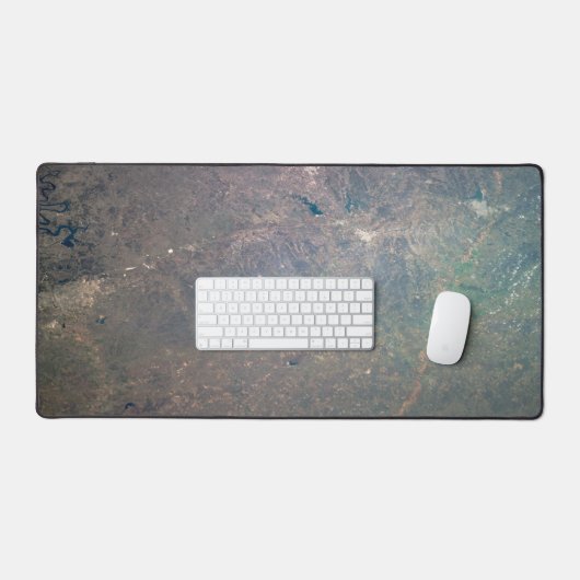 Earth View Outer Space Science Schreibtischunterlage (Tastatur & Maus)